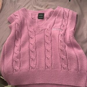 Pink Sweater Vest
